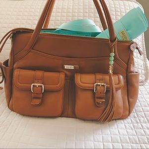 NWOT Lily Jade Elizabeth 2.0 in camel & gold